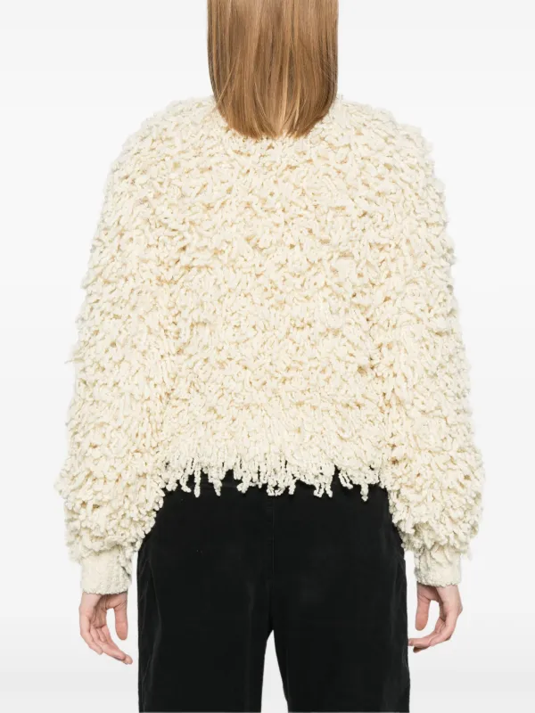 Isabel Marant 25PBK0014FAA1E21S20WH 関税送料込 ISABEL MARANT Moka Sweater | White | FARFETCH