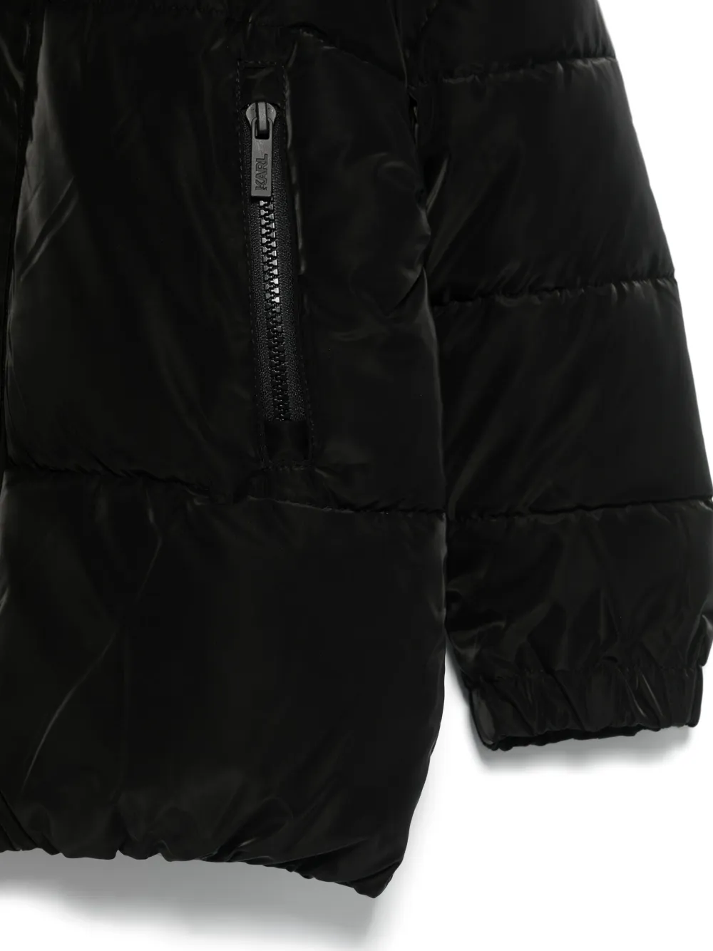 Karl Lagerfeld Kids Jack met logoprint Zwart
