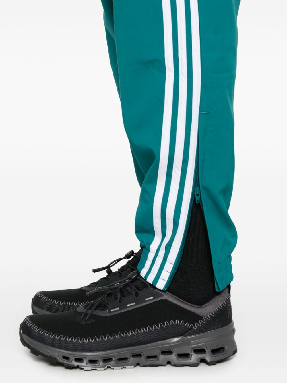 Shop Adidas Originals Firebird Track Trousers In Green