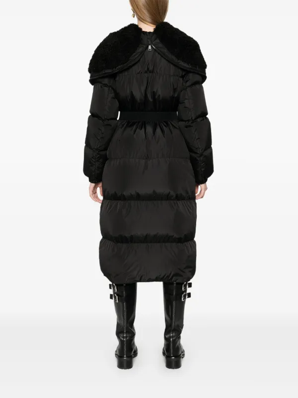 Moncler Bruneaux Coat | Black | FARFETCH JO