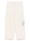 Billieblush logo-appliqué trousers - Neutrals