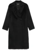 Peserico double-breasted coat - Black