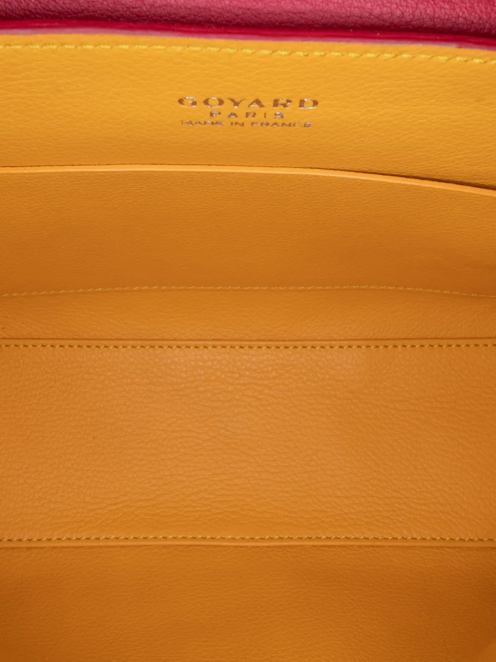 Pre-owned Goyard 2019 Mini Ine Saigon Souple Satchel In Red