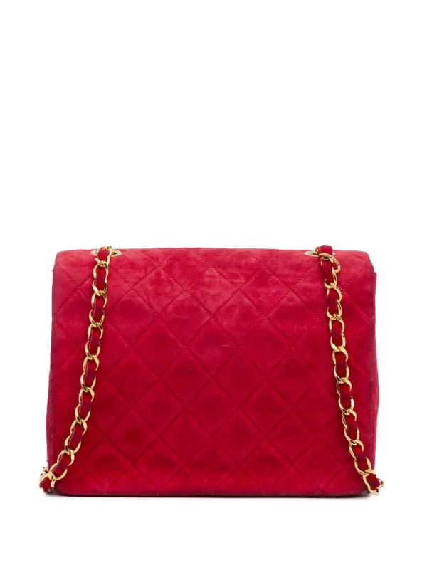 Chanel red crossbody bag sale