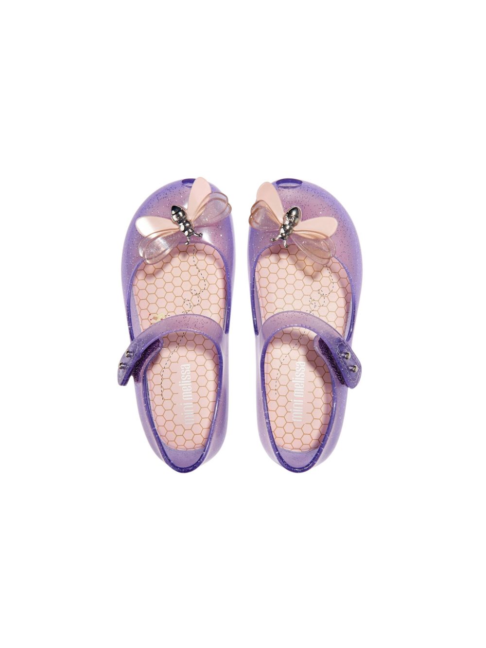 Mini Melissa Ultragirl Bugs ballerinas Purple