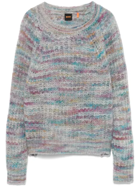 BOSS mélange-effect sweater
