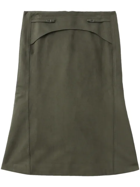 Low Classic layered-detail midi skirt