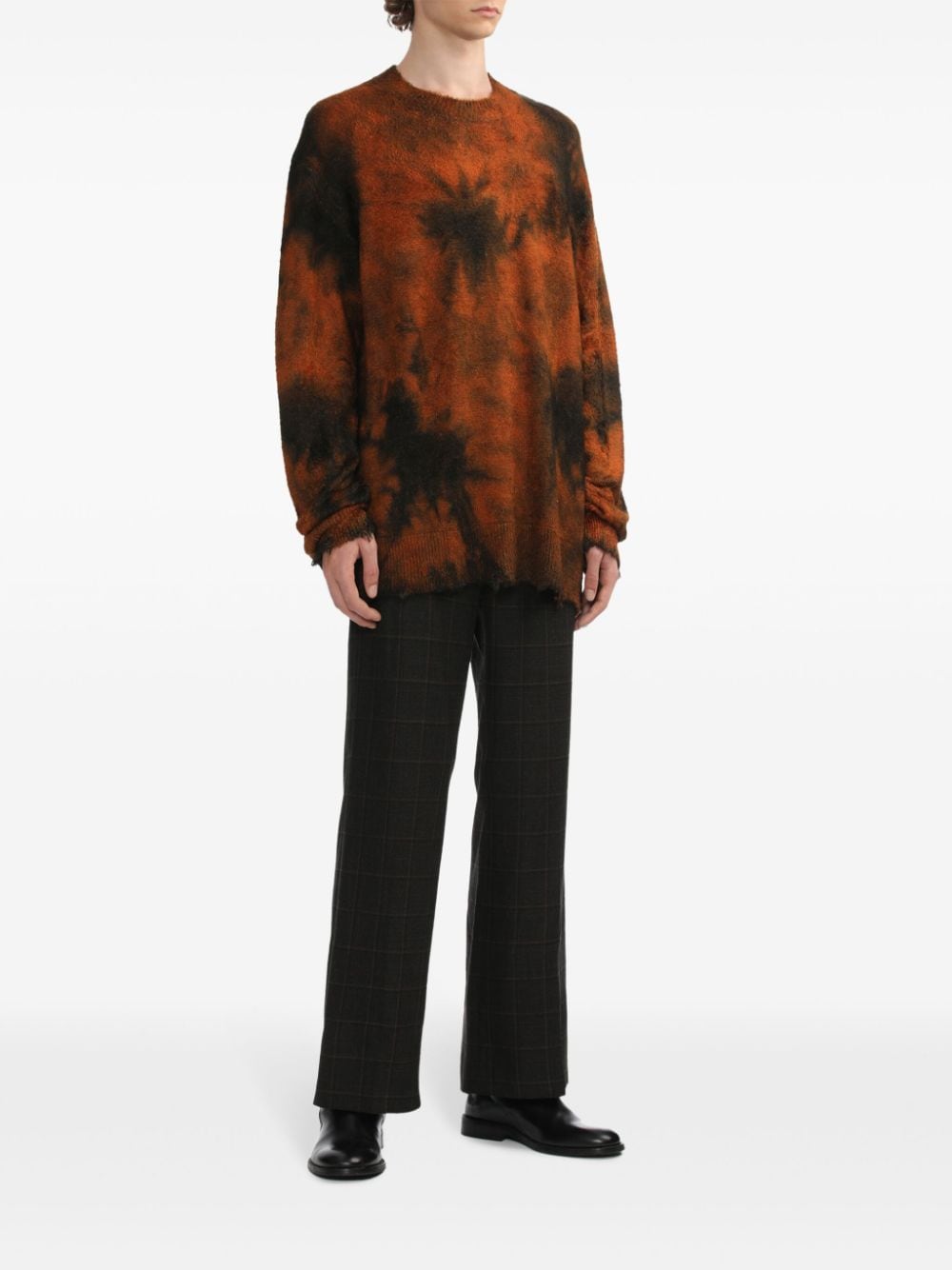 Junya Watanabe MAN Trui met tie-dye print - Oranje