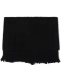 OUR LEGACY fringe-detailing scarf - Black