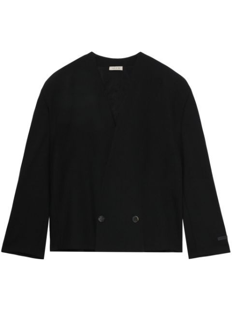 Fear Of God gabardine-weave cropped blazer Men - The Most Popular Product This Season