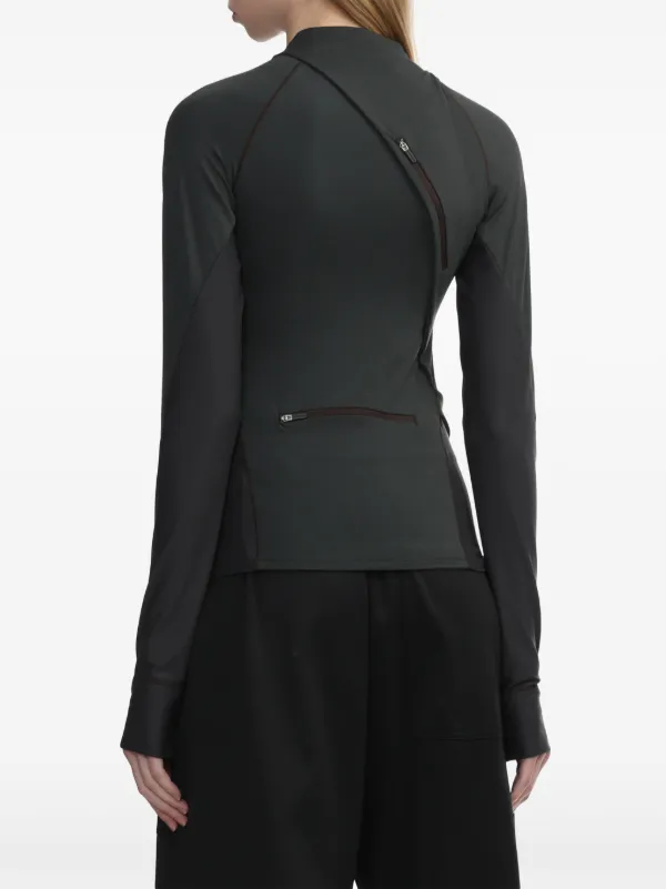 Hyein Seo stretch-design Track Top | Grey | FARFETCH