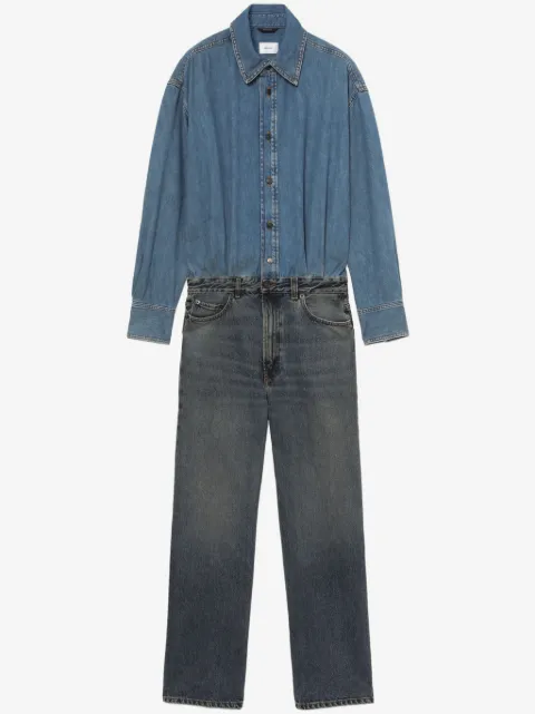 Haikure denim jumpsuit