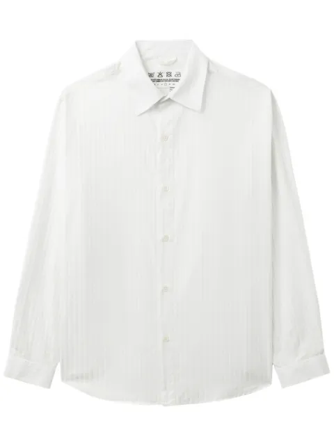 mfpen camisa con rayas estampadas