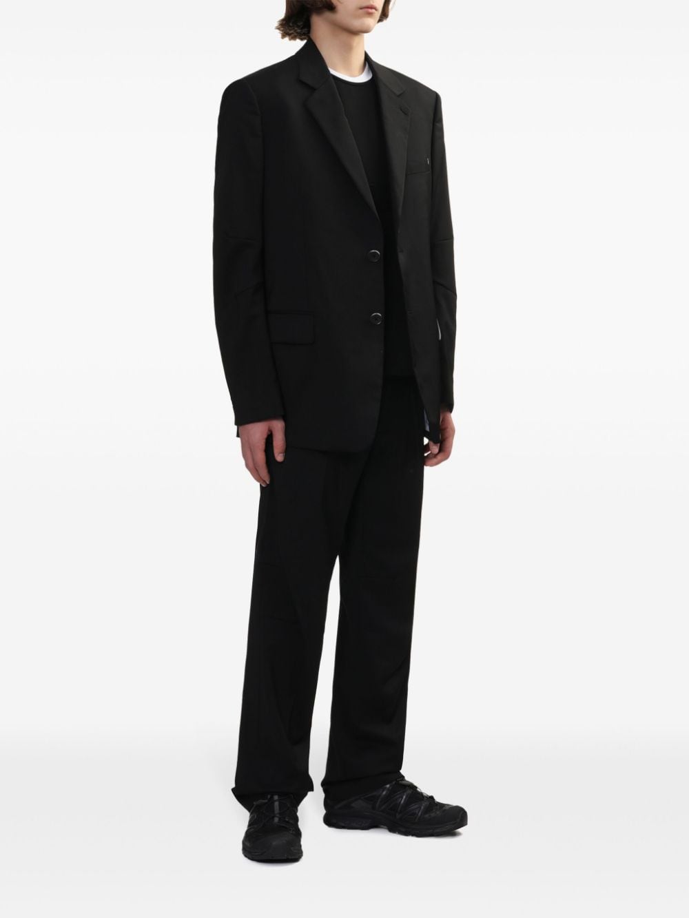 Helmut Lang virgin wool blazer - Zwart