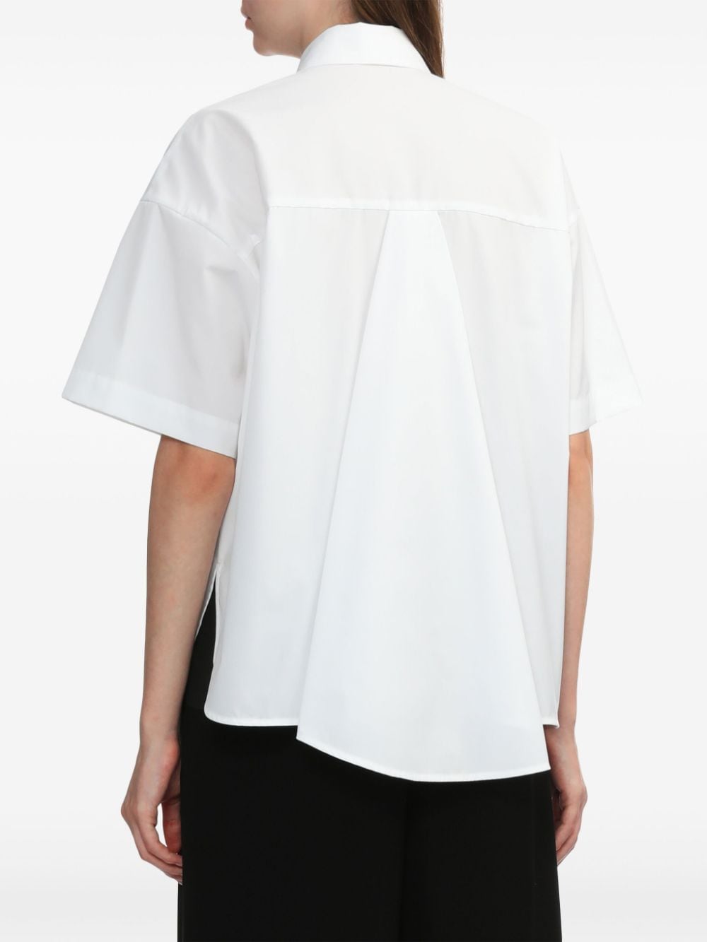 Shop Enföld Panelled Shirt In White