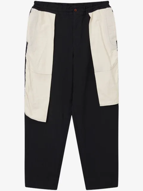 Black Comme Des Garçons брюки со вставками