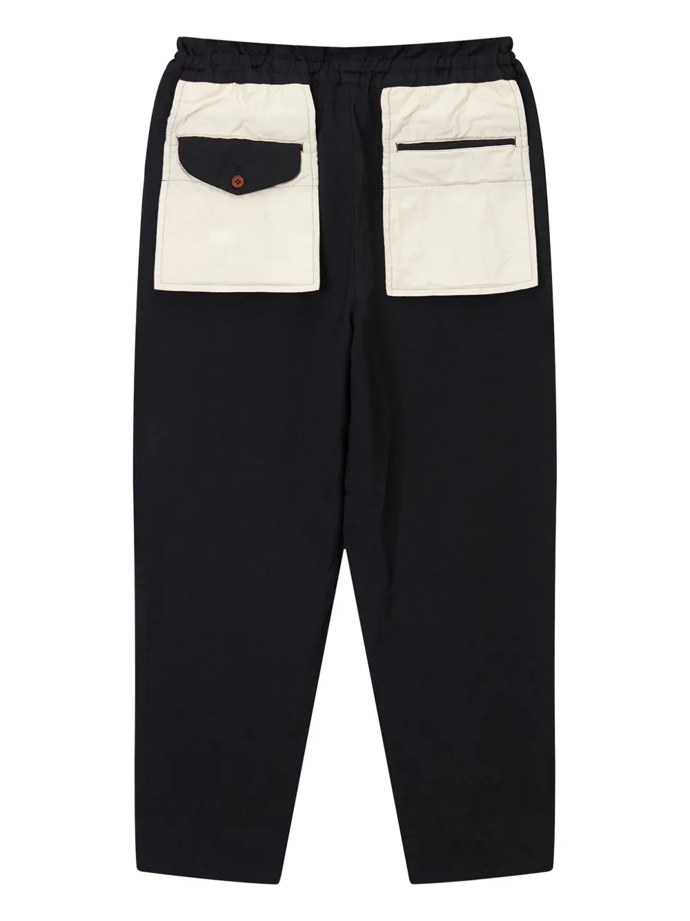 Black Comme Des Garçons Broek met vlakken - Zwart