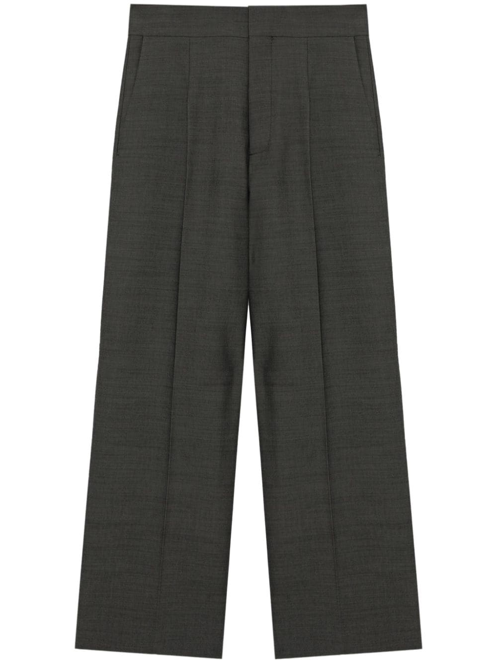 Shop Fear Of God Wide-leg Trousers In Grau