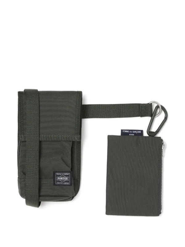 Comme des Garcons Homme x Porter Sling bag men Nylon One Size Green