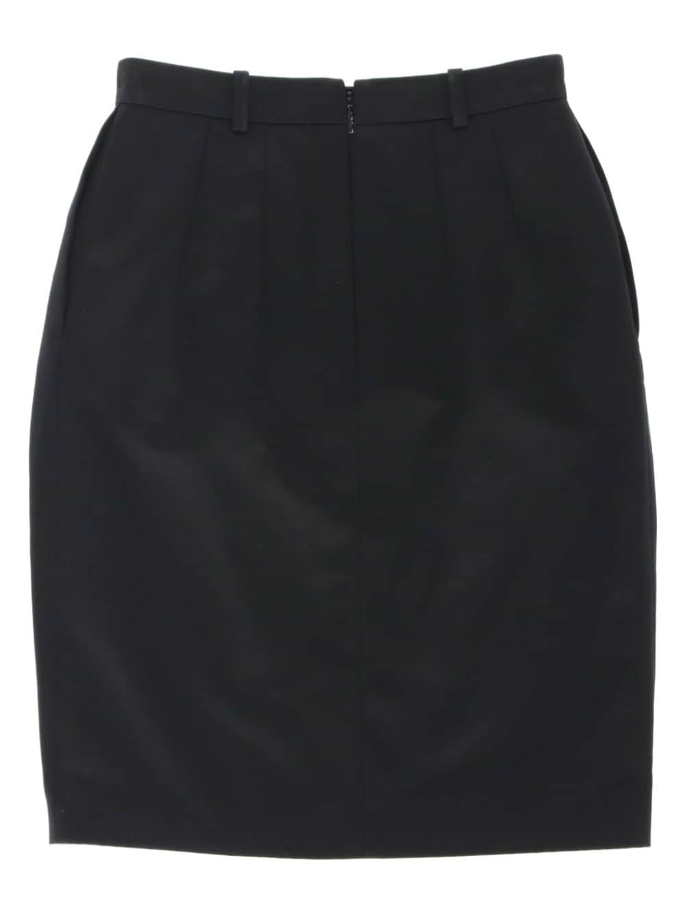 Gucci Pre-Owned 2000s micro-pleat mini skirt - Zwart