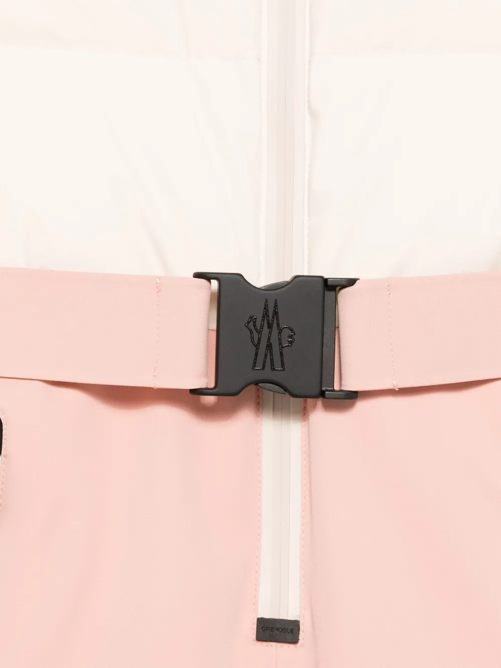 Moncler Enfant Skipak met logoprint Roze
