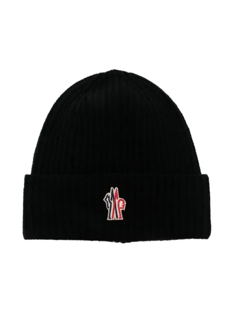Moncler Enfant gorro con etiqueta del logo