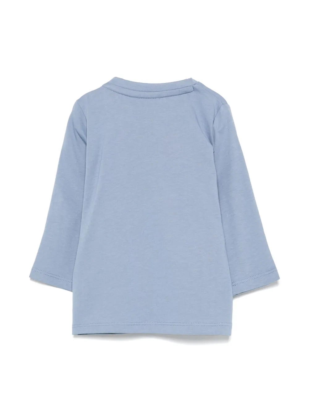 BOSS Kidswear rubberised logo-detail T-shirt - Blauw