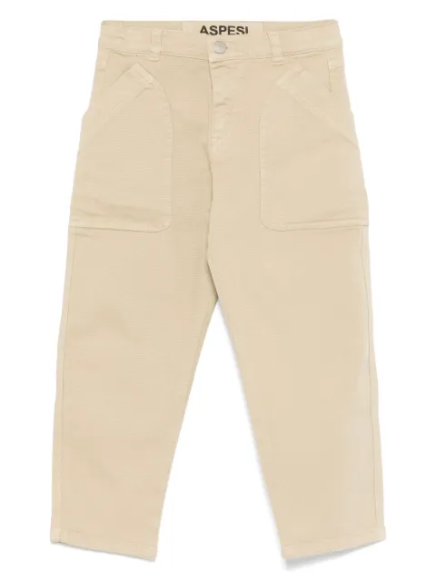 Aspesi Kids twill trousers 