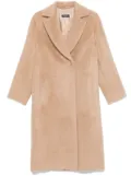 Peserico double-breasted coat - Brown