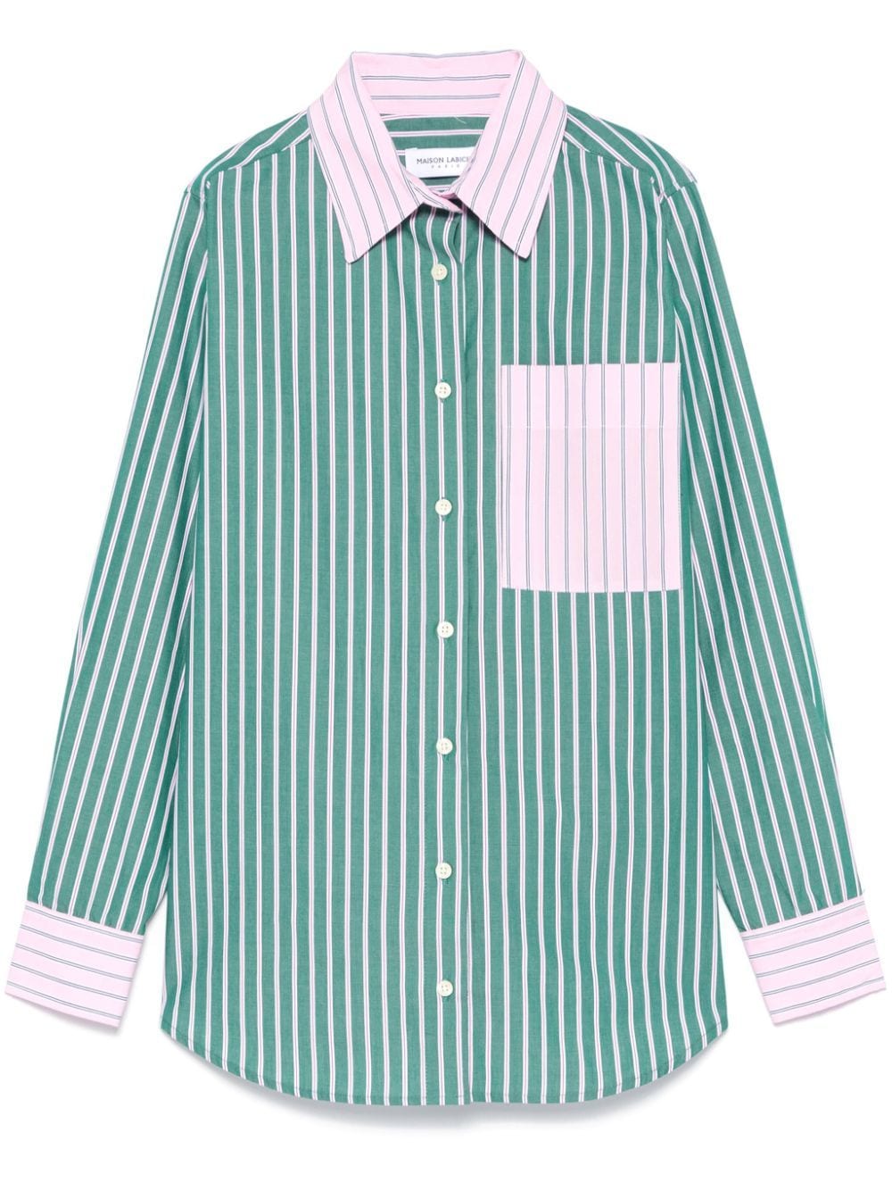 Shop Maison Labiche Out Of Office Shirt In Pink