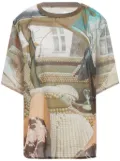 Bless Holiday Sauna Rider T-shirt - Neutrals