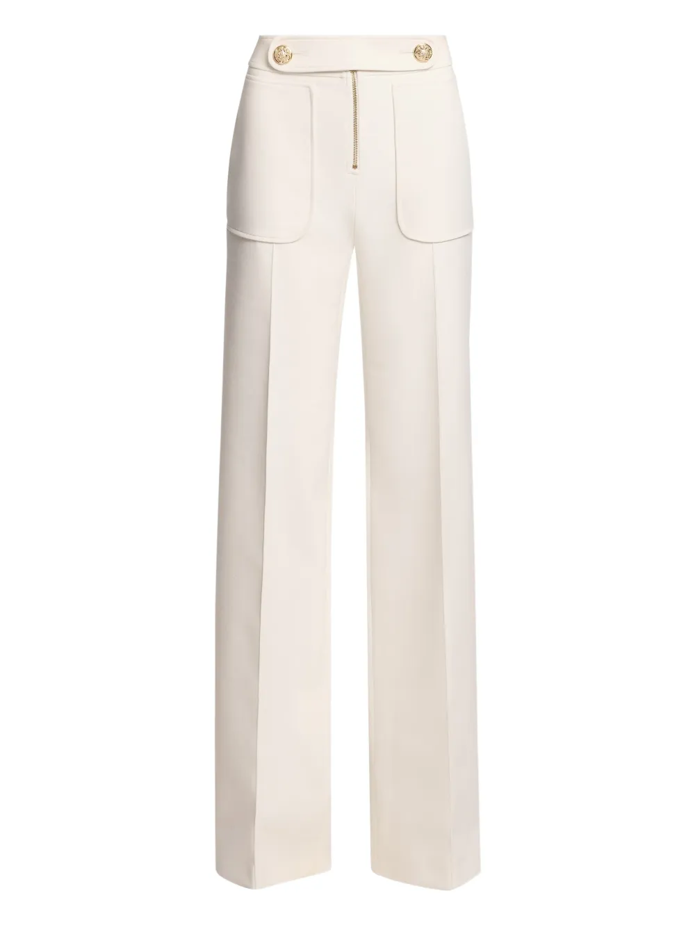 Elie Saab crepe trousers - Bianco