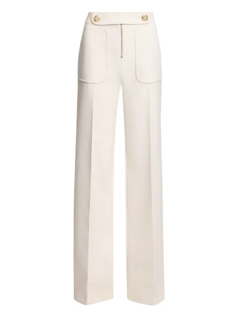 Elie Saab crepe trousers