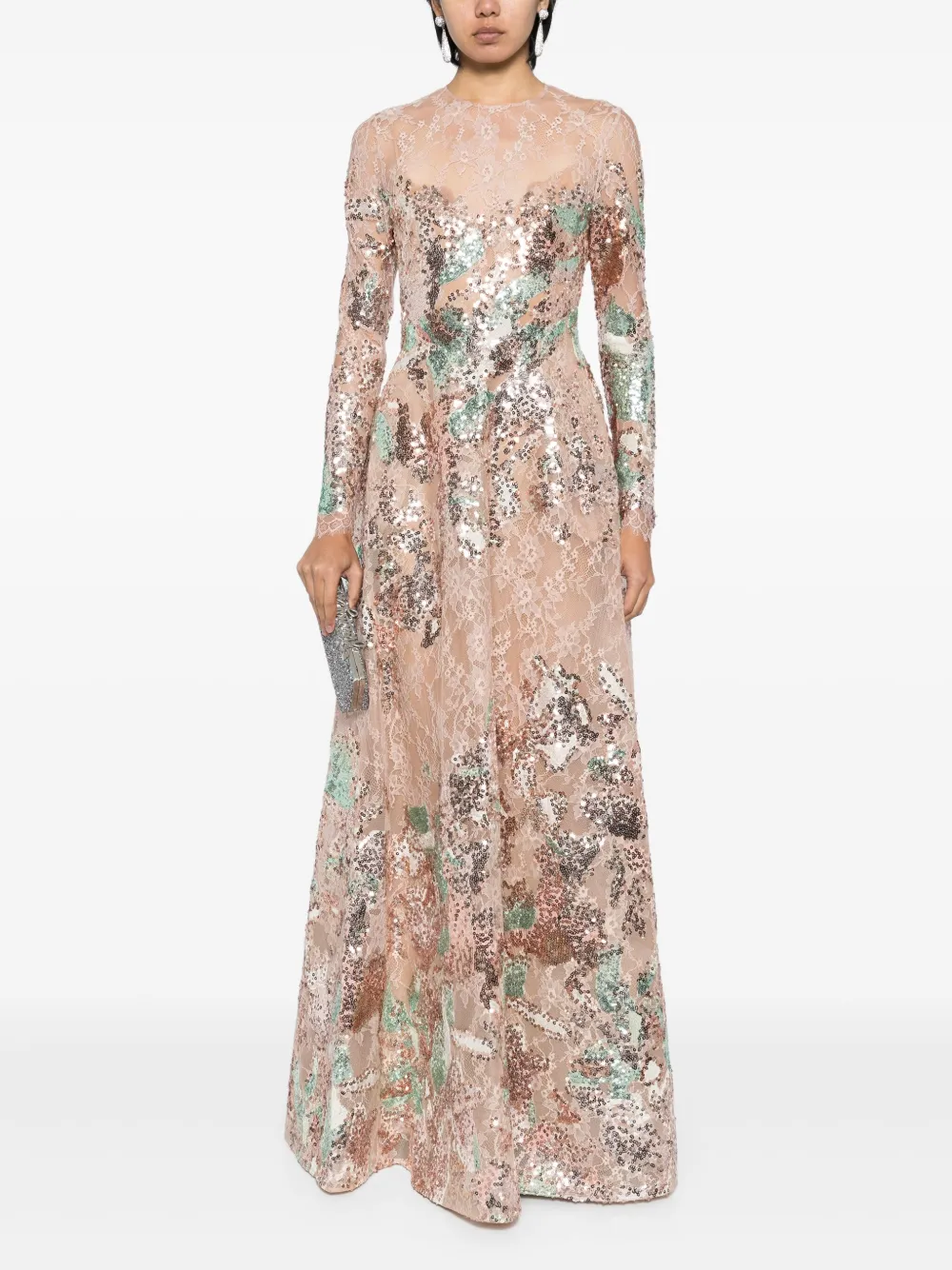 Elie Saab Celestial jurk - Beige