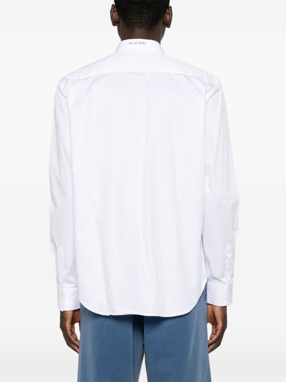 Shop Maison Labiche Out Of Office Shirt In White