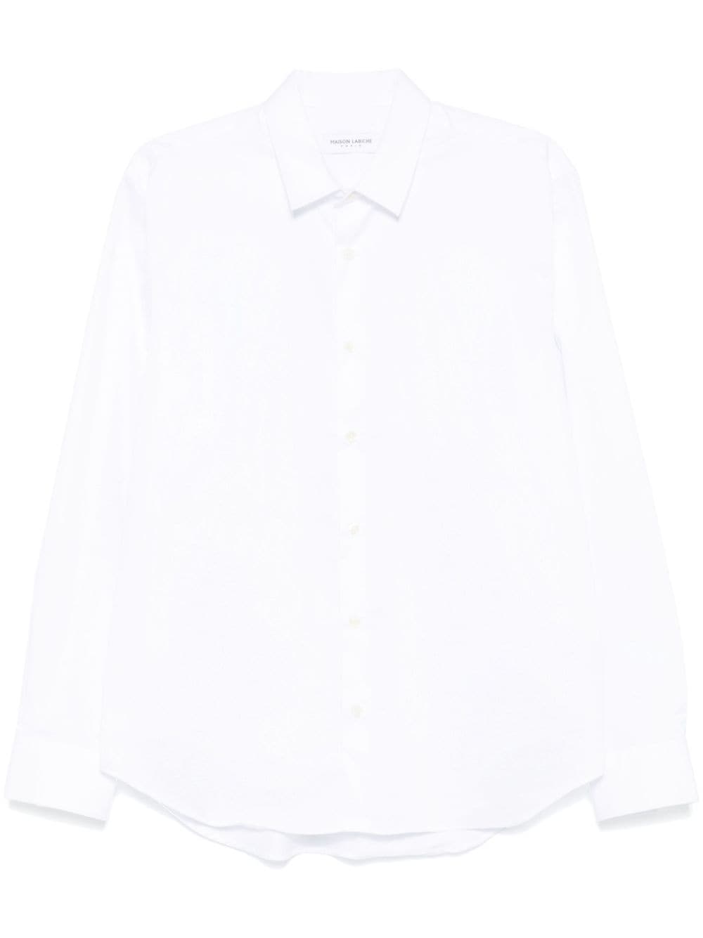 Shop Maison Labiche Out Of Office Shirt In White