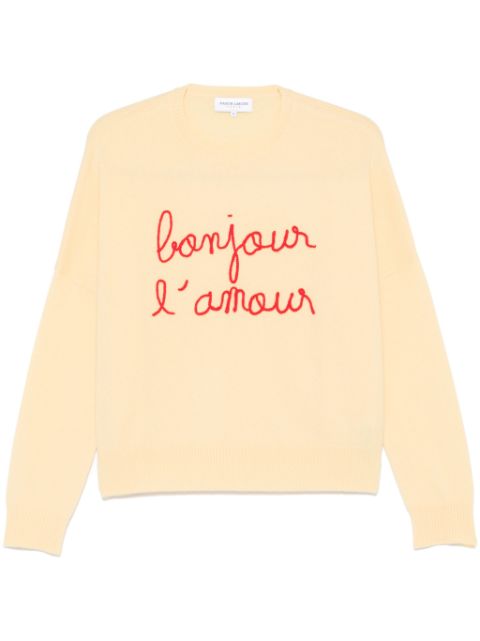 Maison Labiche Buzelin Bonjour L'Amour sweater