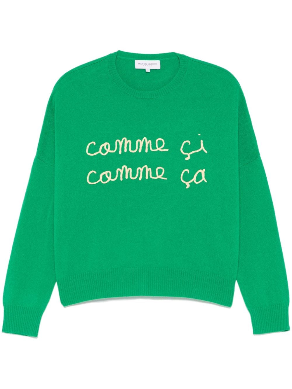 Maison Labiche Maglione Buzelin Comme Ci Comme Ca - Verde