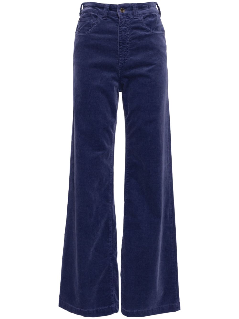 Emporio Armani high-rise corduroy palazzo pants Women