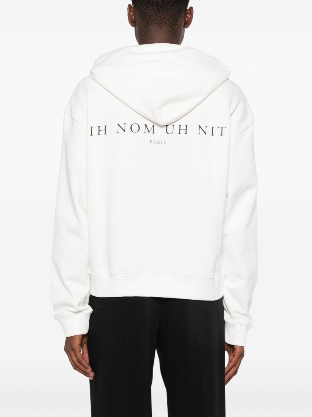 Shop Ih Nom Uh Nit Mask Petali Hoodie In White