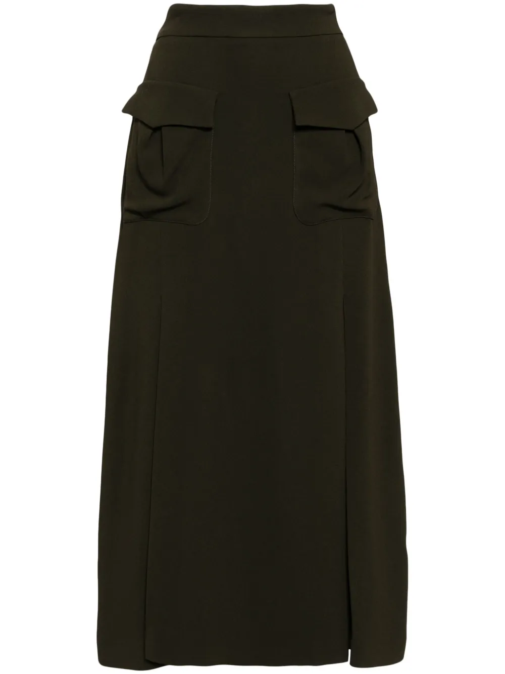 Elie Saab Cady midi skirt | Green | Image 1