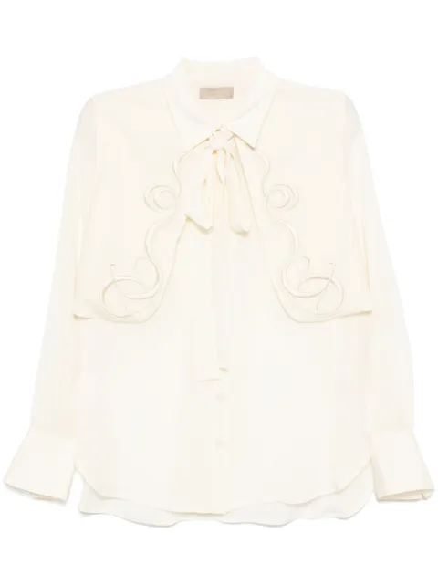 Elie Saab vest-effect shirt