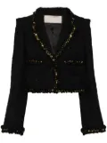 Elie Saab sequin tweed jacket - Black