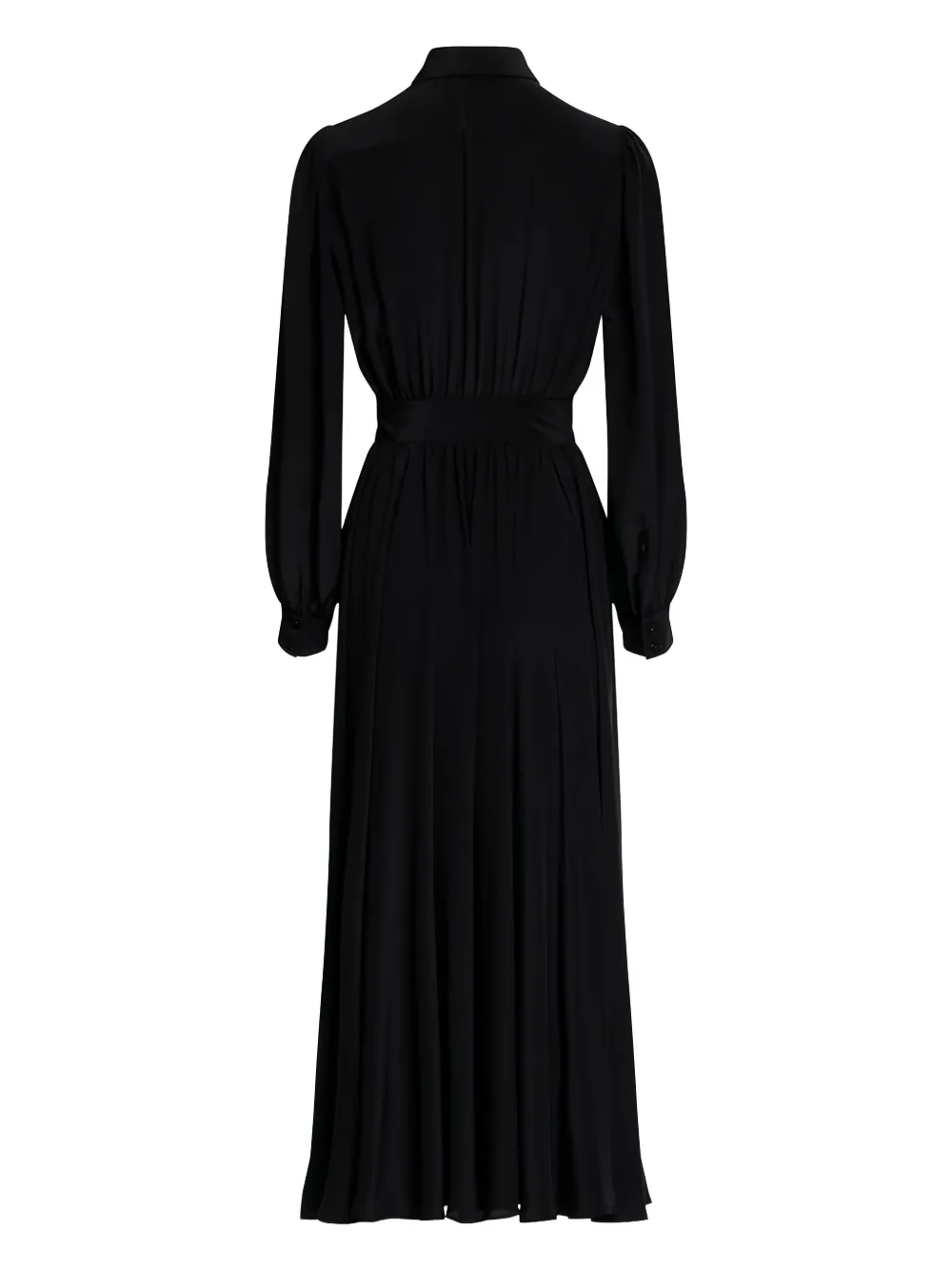 Elie Saab Embroidered Maxi Dress In Black