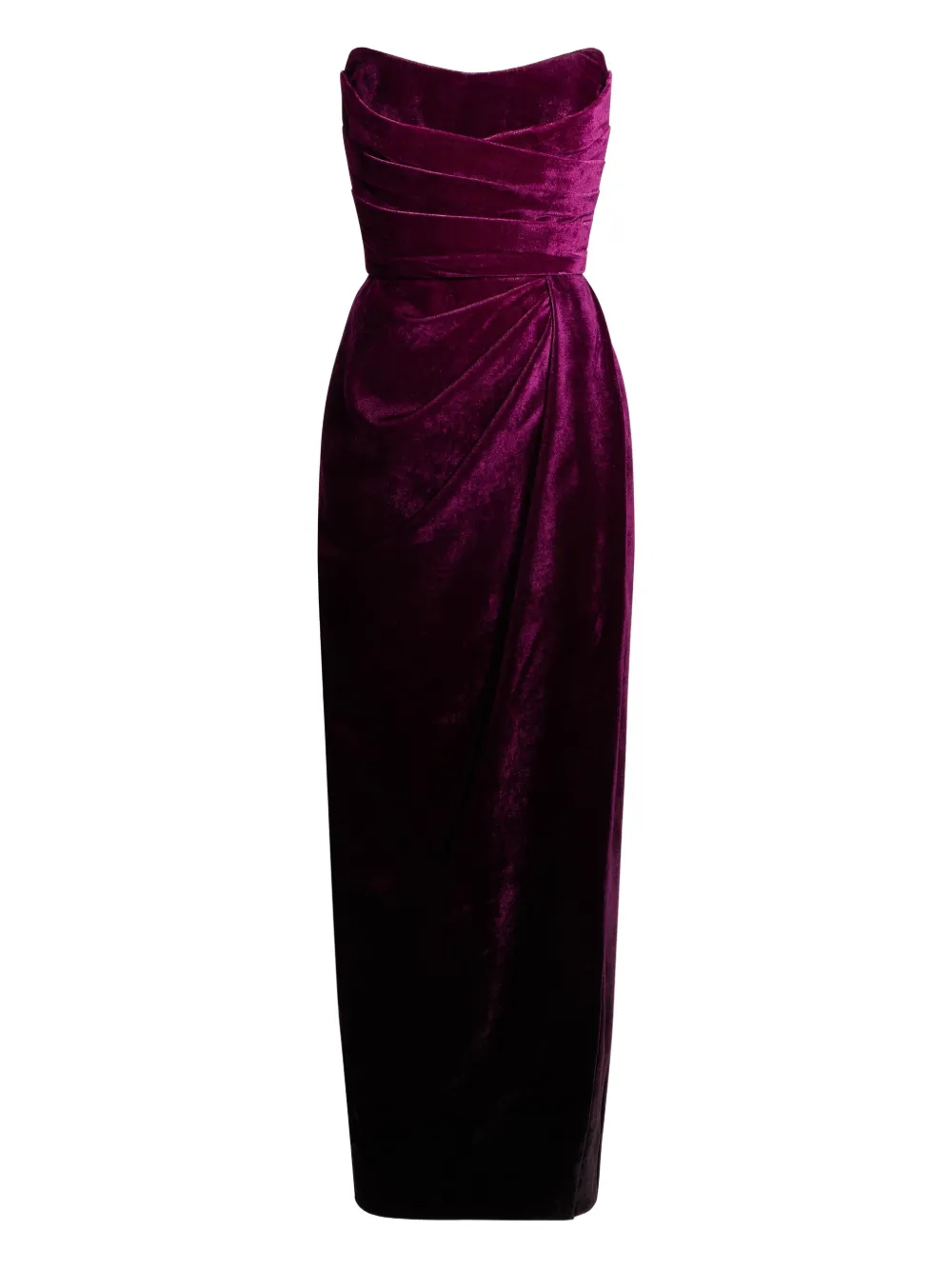 Elie Saab velvet midi dress - Viola