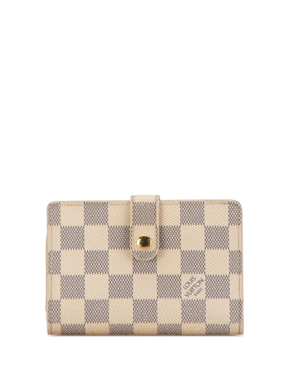 Louis Vuitton Pre-Owned 2011 Damier Azur French Purse Wallet small wallets - White