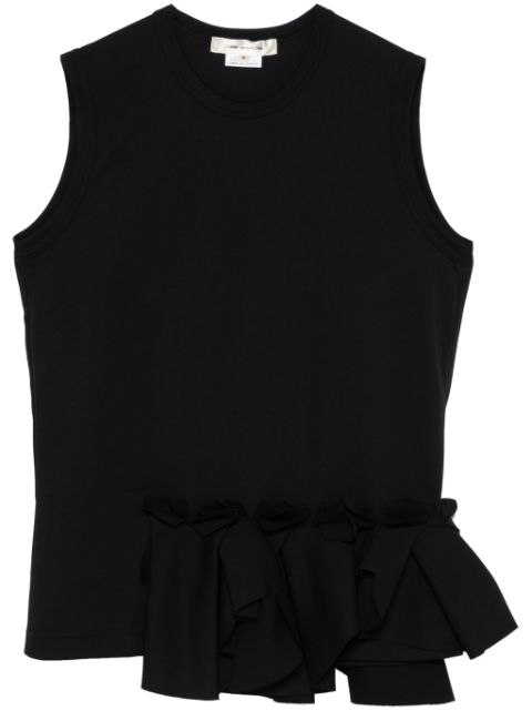 Comme Des Garcons ruffle-trim vest Women