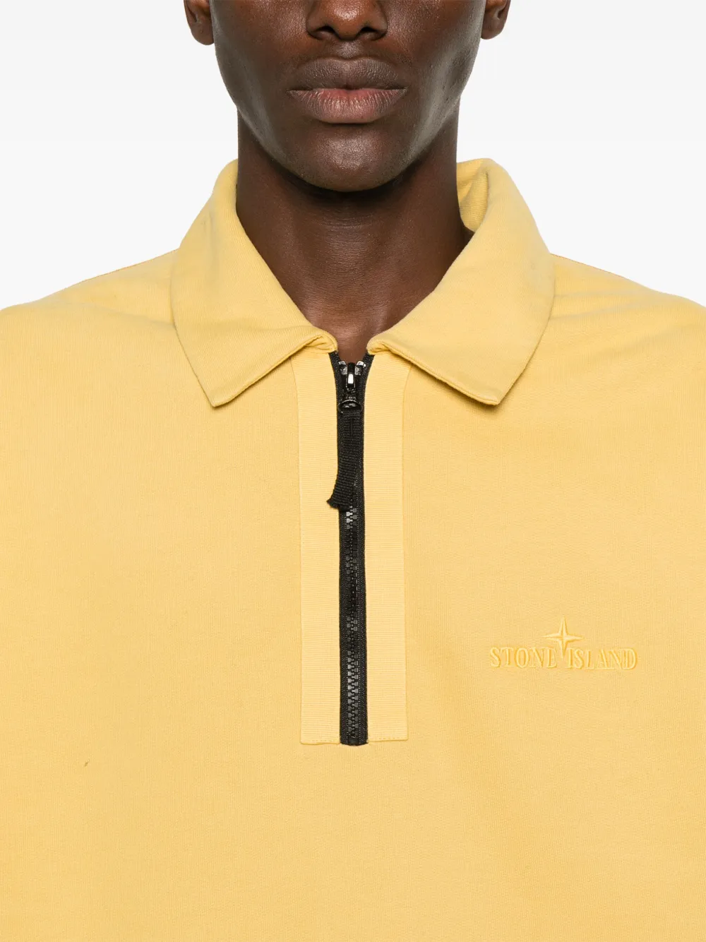 Stone Island Fleece sweater Geel