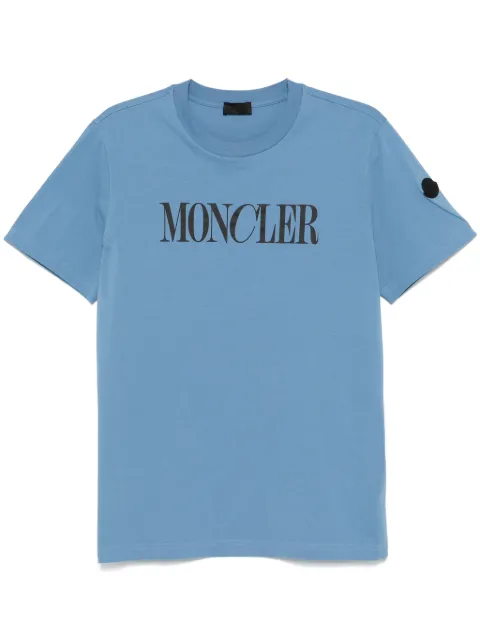 Moncler playera con logo estampado
