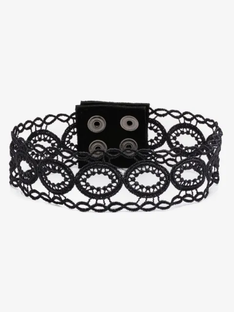 Manokhi lace choker necklace